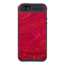Caisse brillante rouge de l'iPhone 5