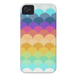 Caisse crantée colorée d'IPhone 4 Étui iPhone 4