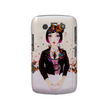 Caisse de Blackberry "de ballerine de Harajuku" Coques Blackberry