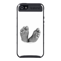 Caisse de cargaison de l'iPhone 5 de pieds de bébé