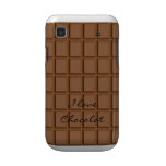 Caisse de chocolat pour la galaxie S de Samsung + 