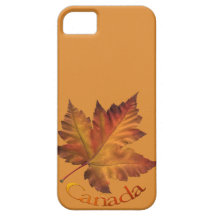 Caisse de feuille d'érable d'automne du Canada de  Coques Case-Mate iPhone 5
