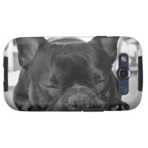 Caisse de galaxie de Samsung de bouledogue françai
