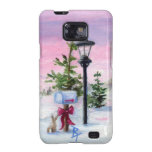 Caisse de galaxie de Samsung de Noël du pays des m Coques Galaxy SII