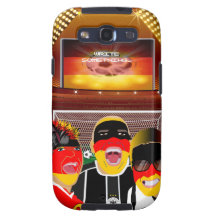 Caisse de galaxie de Samsung de passioné du footba Étuis Galaxy S3