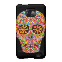 Caisse de la galaxie S2 de Dia de los Muertosl Sam Étui Samsung Galaxy SII