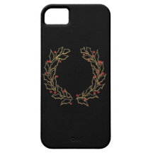 Caisse de la guirlande iPhone5 de Noël Coques Case-Mate iPhone 5
