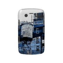 Caisse de mûre de tour d'eau de New York Coques Blackberry Bold
