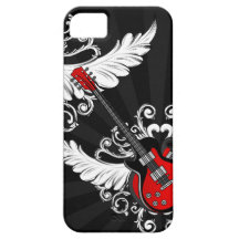 Caisse des guitares à ailes par cru iPhone5 de pet Coques Case-Mate iPhone 5