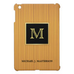 Caisse d'iPad personnalisée parregard de monogramm
