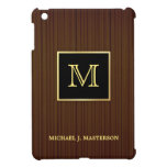 Caisse d'iPad personnalisée parregard de monogramm