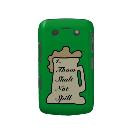 Caisse drôle de Blackberry de bière Coques Blackberry