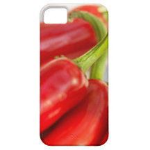 Caisse d'un rouge ardent de poivre coque iPhone 5 Case-Mate