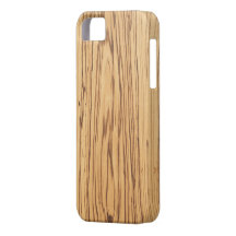 Caisse en bois de Blackberry de Zebrawood de grain Coque Case-Mate iPhone 5