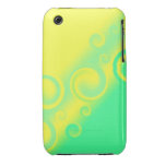 caisse en spirale verte coque Case-Mate iPhone 3
