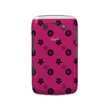Caisse géniale de Blackberry de fleurs Étui Blackberry Bold