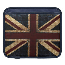 Caisse grunge de je-protection d'Union Jack Poches Pour iPad