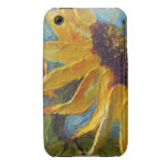 Caisse jaune de l'iPhone 3 de tournesol Coques iPhone 3 Case-Mate