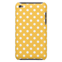 Caisse jaune solaire du contact G4 d'iPod de point Coques Barely There iPod