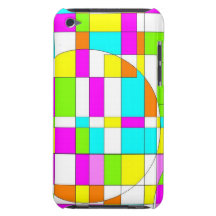 Caisse mignonne et colorée pour le contact d'iPod Étui Barely There iPod