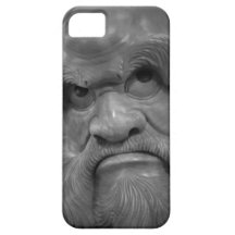 Caisse monochrome de l'iPhone 5 de Bodhidharma Coques Case-Mate iPhone 5