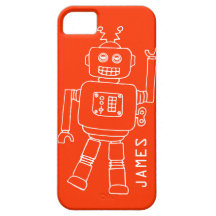 Caisse orange d'amusement et blanche de l'iphone 5 coques Case-Mate iPhone 5