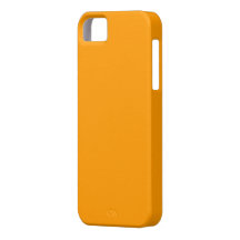 Caisse orange simple de l'iPhone 5 Coques iPhone 5