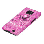 Caisse rose lumineuse de galaxie de Samsung de crâ Étui Samsung Galaxy SII
