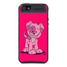 Caisse rose mignonne de cargaison de l'iPhone 5 de