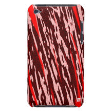 Caisse rouge de Coque-Compagnon de contact d'IPod  Étuis iPod Touch