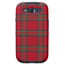 Caisse royale de la galaxie S3 de plaid de tartan  Étuis Samsung Galaxy S3