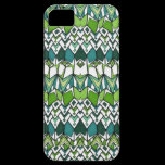 Caisse turquoise et verte de l'iPhone 5 coques case-mate