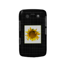 Caisse vérifiée de tournesol coque blackberry bold