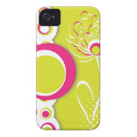 Caisse verte acide de Coque-Compagnon Coque Case-Mate iPhone 4