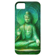 Caisse verte de l'iPhone 5 de méditation de zen de Étui iPhone 5