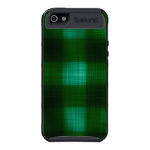 Caisse verte molle de l'iPhone 5 de plaid