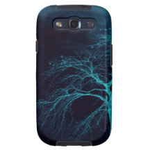 Caisses isolées de la galaxie S de Samsung d'arbre