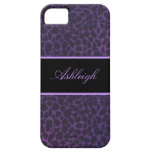 Caisses pourpres de l'iPhone 5s d'identification d Coque iPhone 5