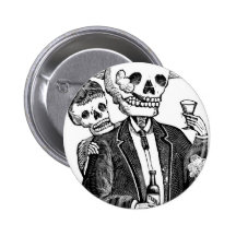 Calaveras de Guadalajara, Mexique Badge