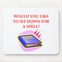 calembour de jeu de mots tapis de souris