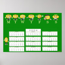 Calendrier 2006 de saute de humeur posters
