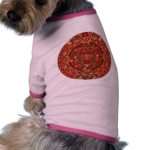 Calendrier aztèque 2012 vêtements pour animaux domestiques
