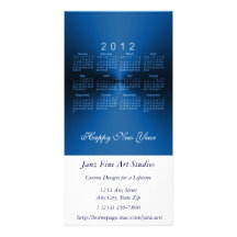 Calendrier de la bonne année 2012 photocarte personnalisée