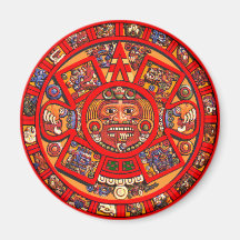 Calendrier maya magnets pour réfrigérateur