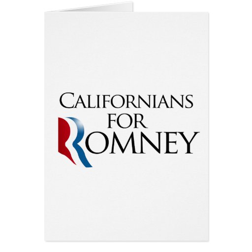 Californiens pour Romney-.png Carte De Vœux