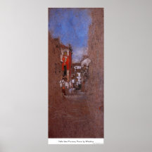 Calle San Trovaso, Venic par Whistler Affiche