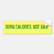Calories de brûlure, pas gaz ! adhésifs pour voiture