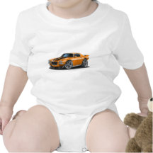 Camaro 1970-73 Orn/voiture de noir T-shirts