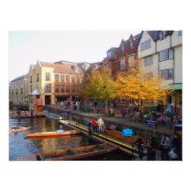 Cambridge. Vue de pont de Magdalene. Photoprint
