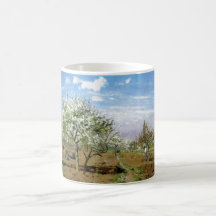Camille Pissaro - fleurs blanches d'arbres du verg Mugs